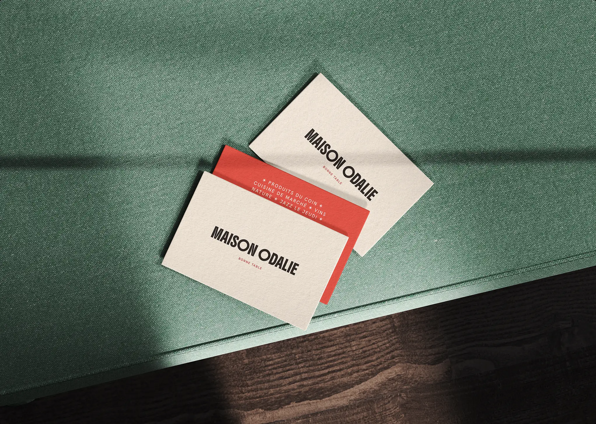 Cartes de visite Maison Odalie